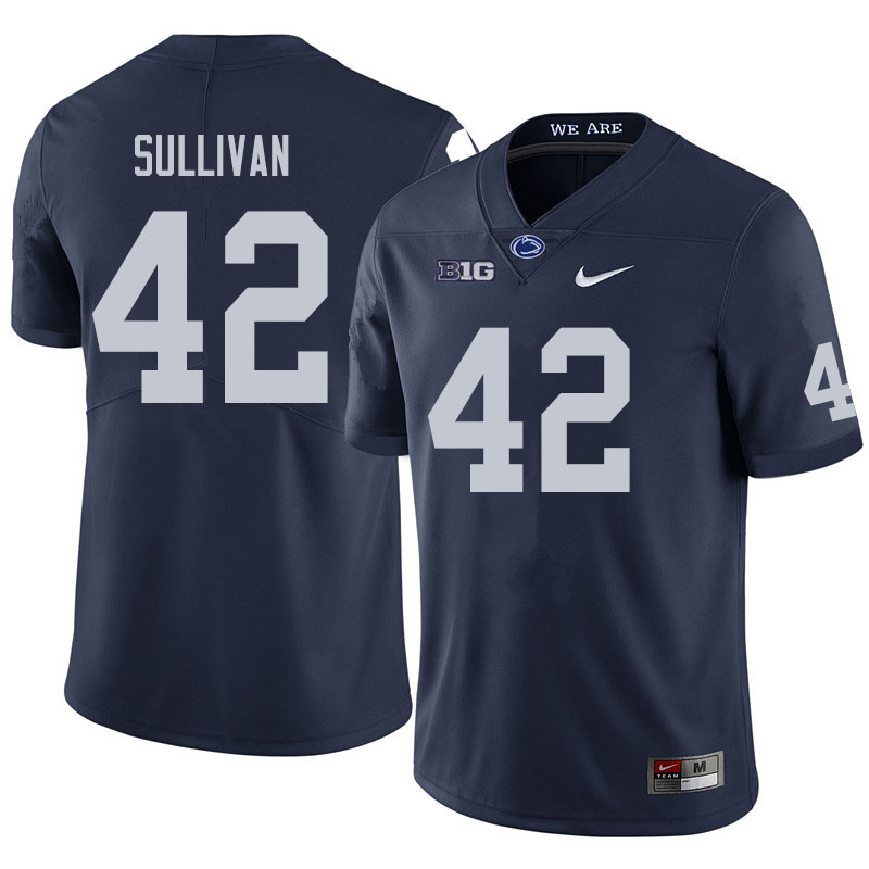 NCAA Nike Men's Penn State Nittany Lions Austin Sullivan #42 College Football Authentic Navy Stitched Jersey LCO7898BF